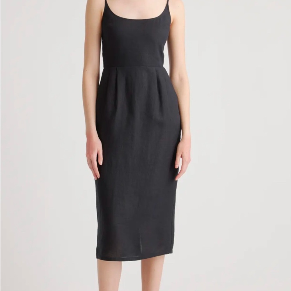 Black Linen Dress